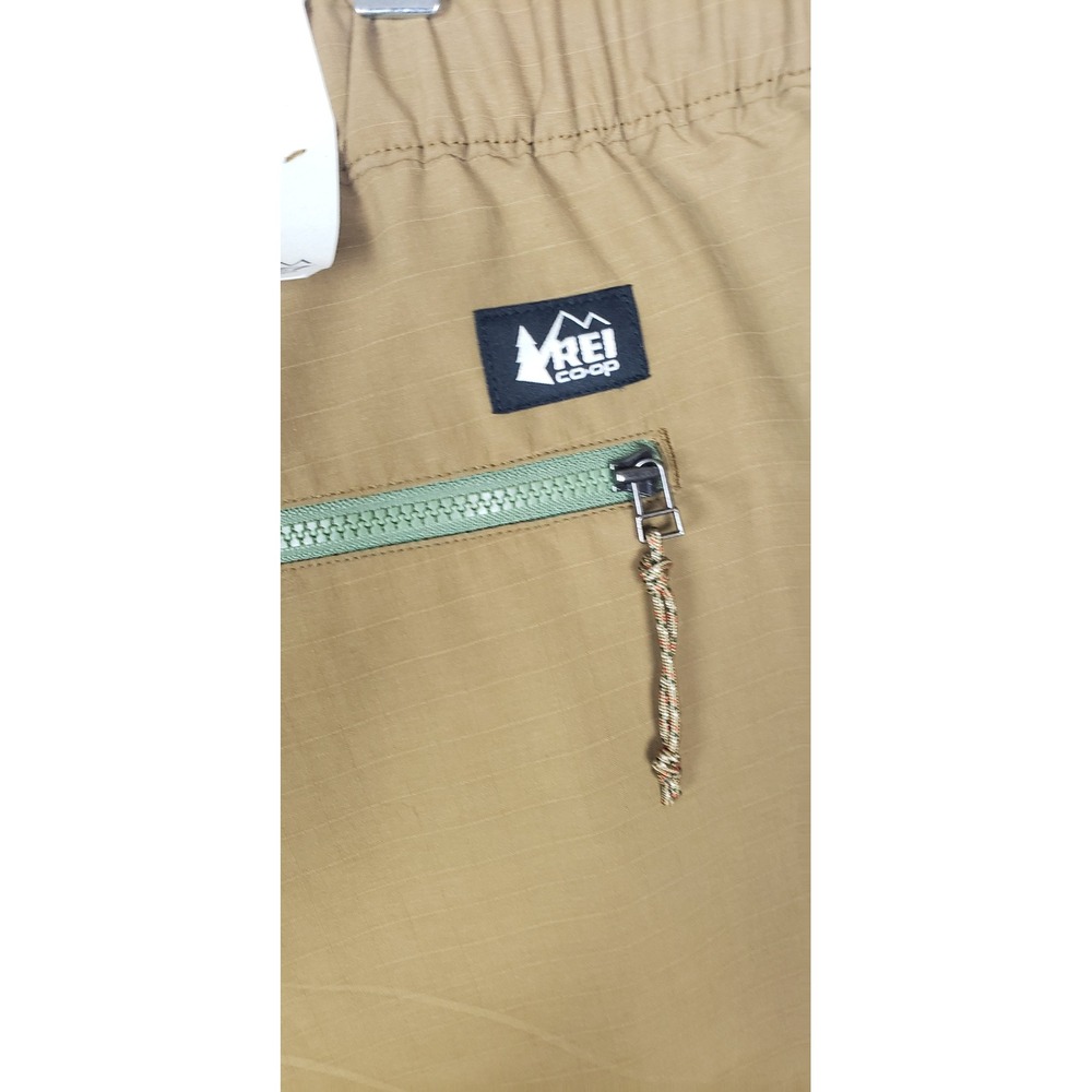 REI Co-Op Shorts Mens Trailmade Amphib Mens XXL Oak Brown Ripstop Belt Gorpcore - Picture 7 of 13